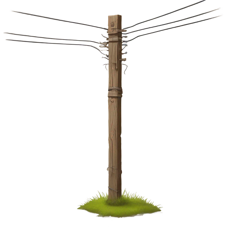 electric pole emoji