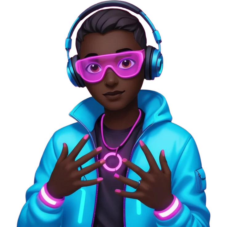 Techno Rave Dj emoji