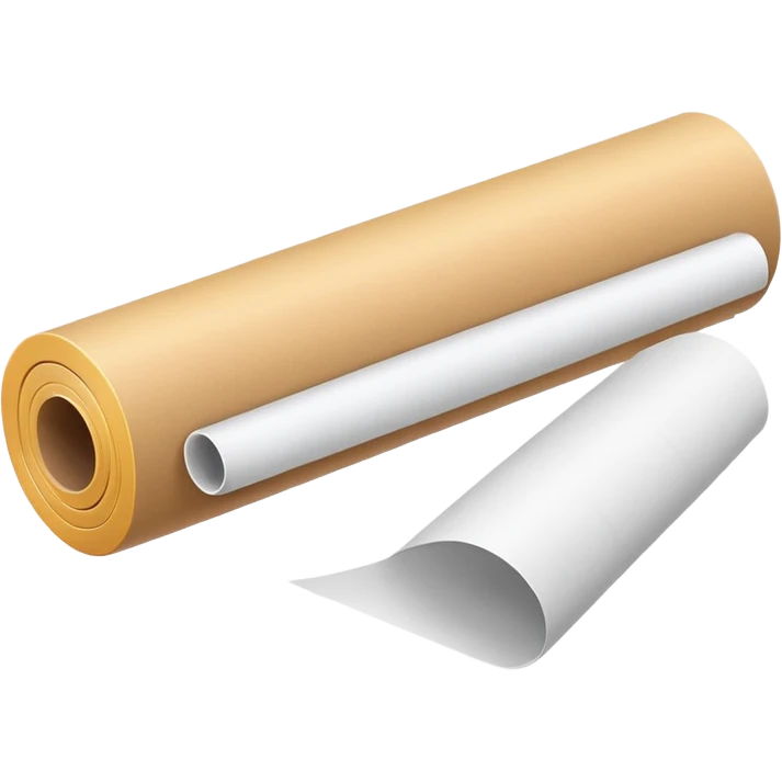 white paper roll emoji