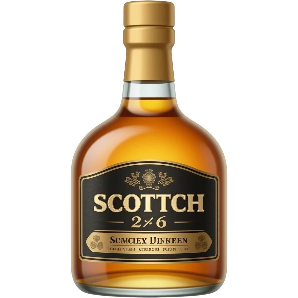 Scotch Flasche emoji