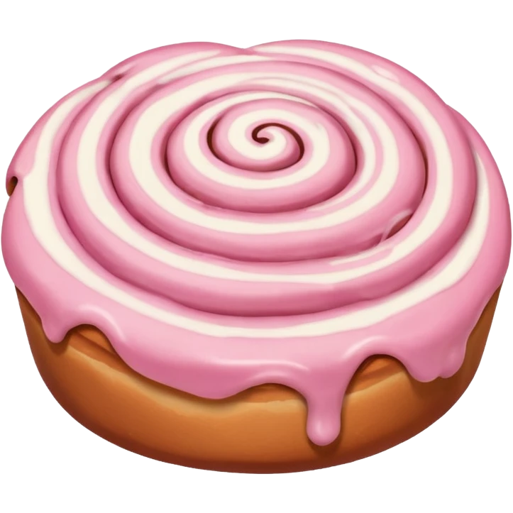 Pink Cinnamon Roll emoji