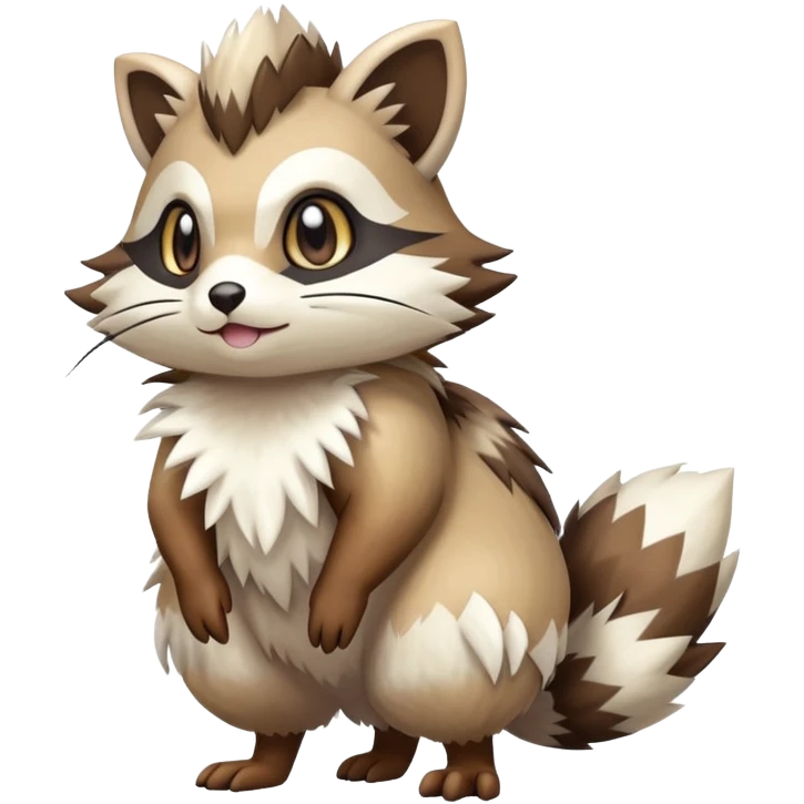  Zigzagoon-Furret-Hybrid (Full body) emoji