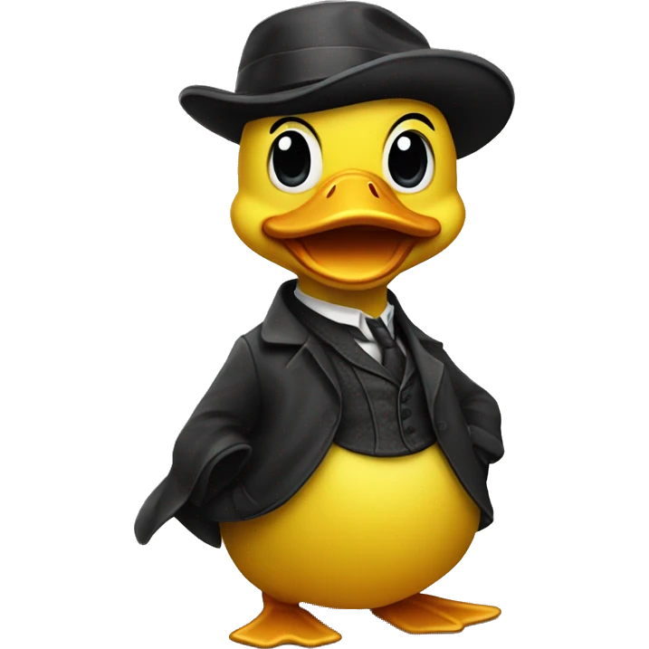 Yellow duck sherlock holmes emoji
