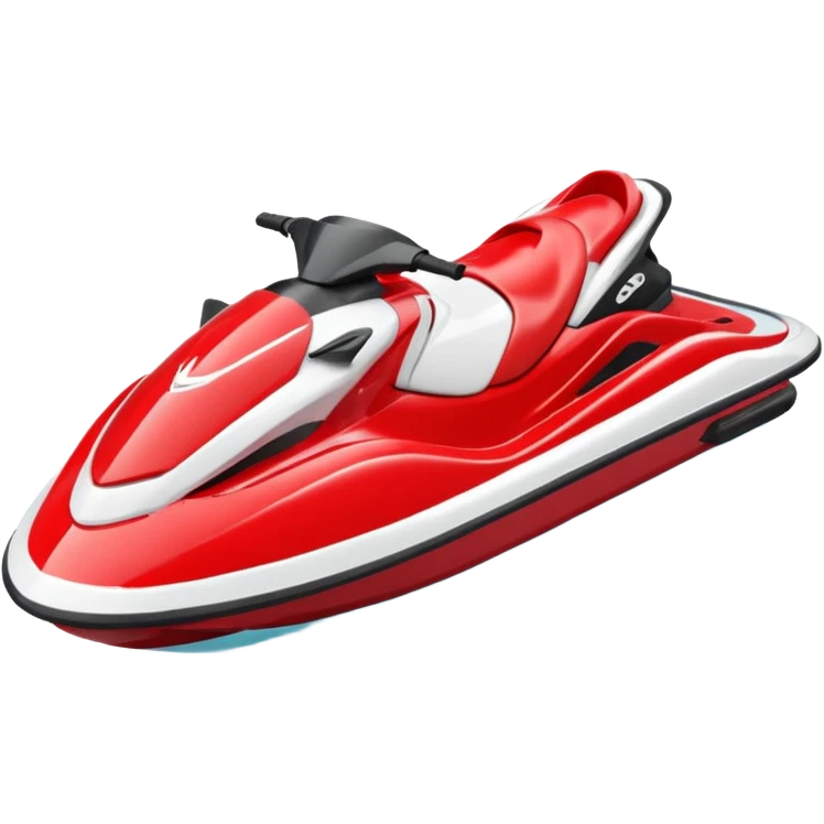 red and white jet ski emoji