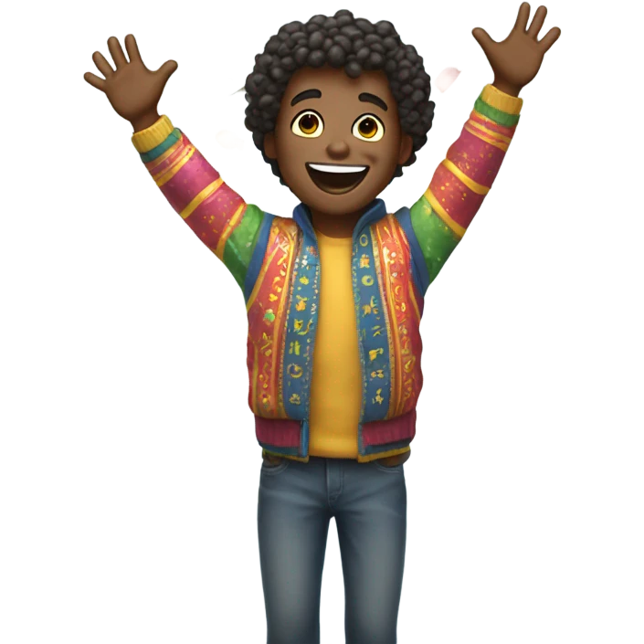 Person celebrating emoji
