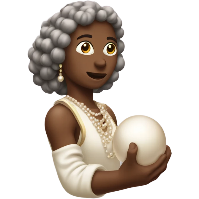 Clutching pearls emoji