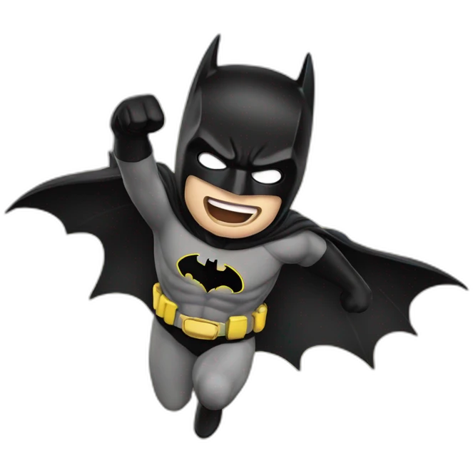 cheering batman emoji