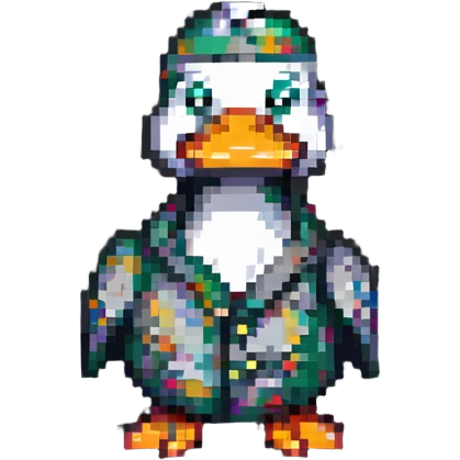 duck with duct tape emoji