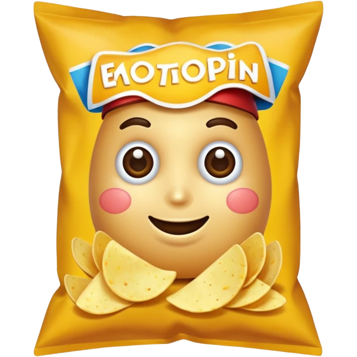 Bag of chips emoji
