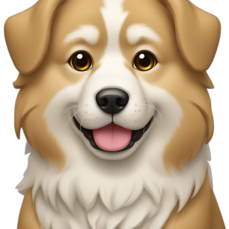 Épagneul japonais chien emoji