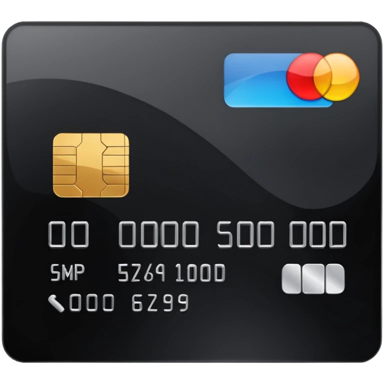black credit card, no text emoji