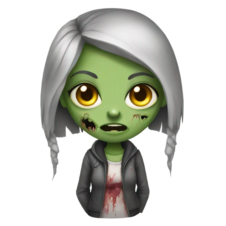 girl zombie emoji
