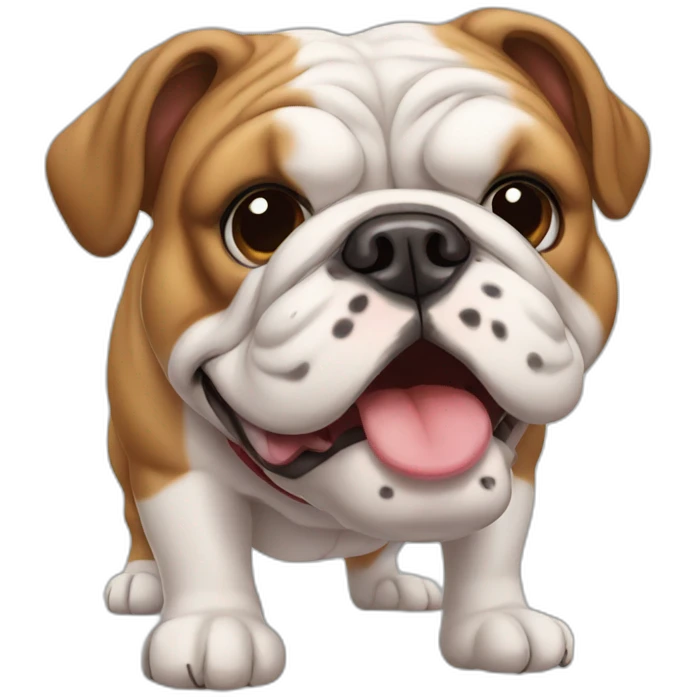 English bulldog emoji