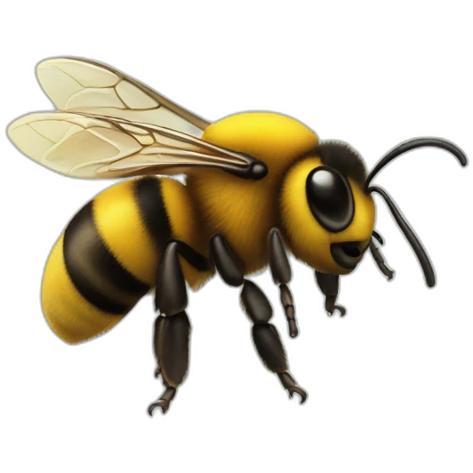 Bumble-bee beer emoji