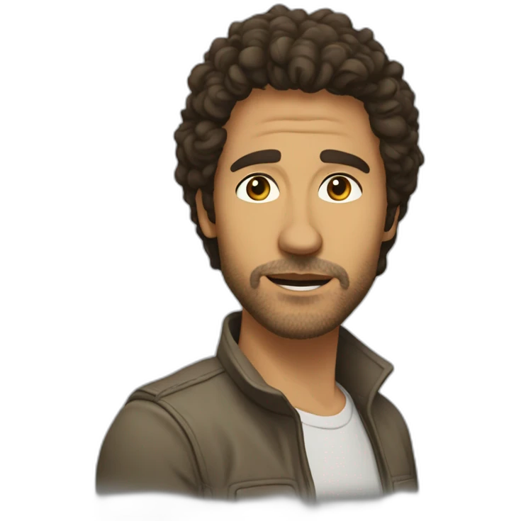 Starsky with scruff emoji