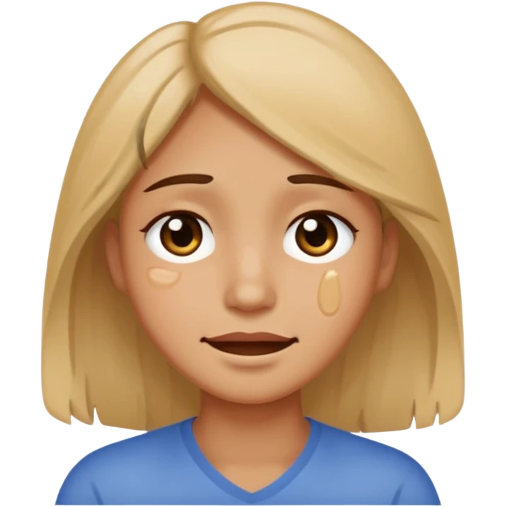 sad emoji with bruise under eye
no i would like skmilar to smiling face holding up tears emoji