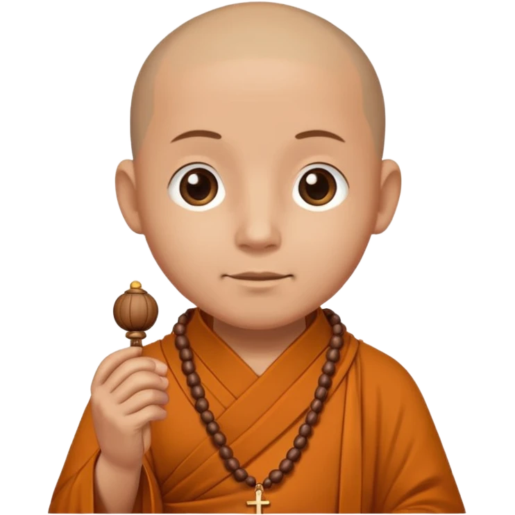  prayer beads of monk emoji