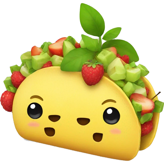 Fruit taco emoji