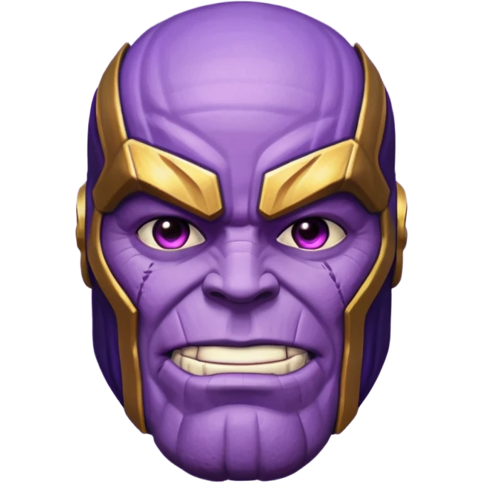 Thanos glow emoji