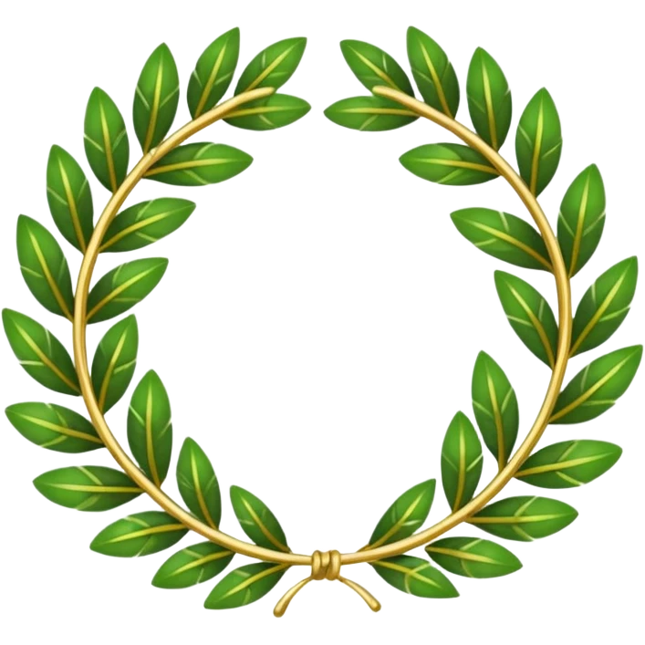 The number that took 23rd place was decorated with an imperial laurel wreath emoji