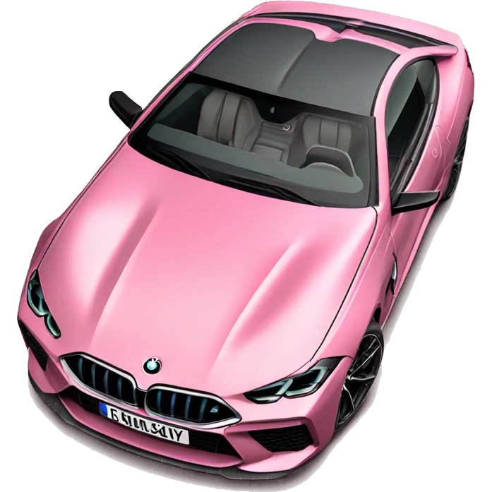 BMW m8 pink emoji