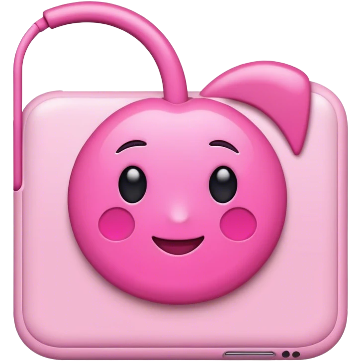 pink iphone emoji