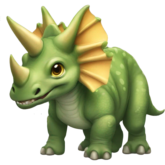 Triceratops emoji
