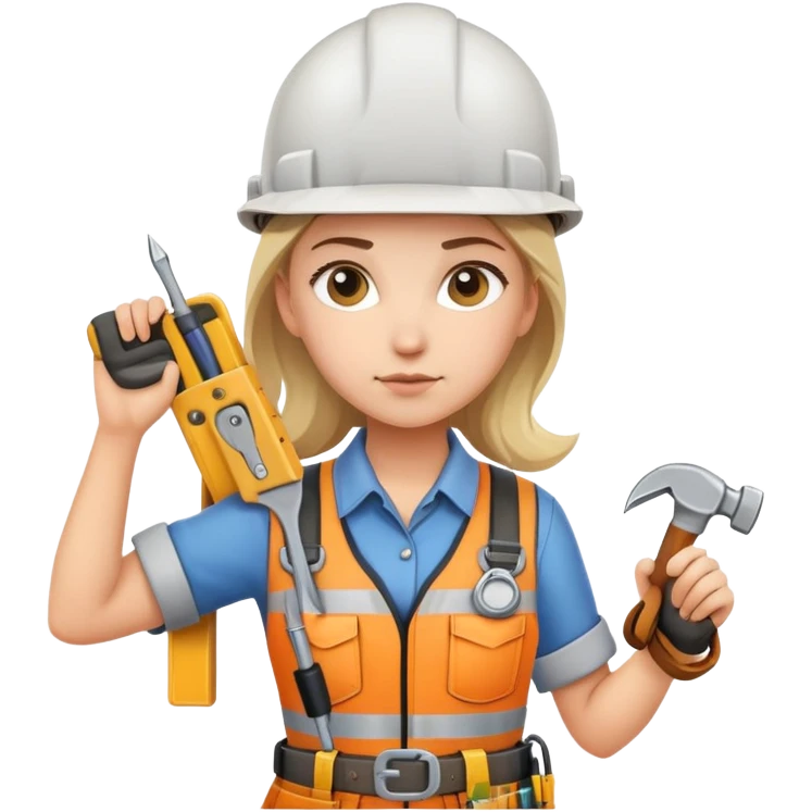 Engineer girl emoji