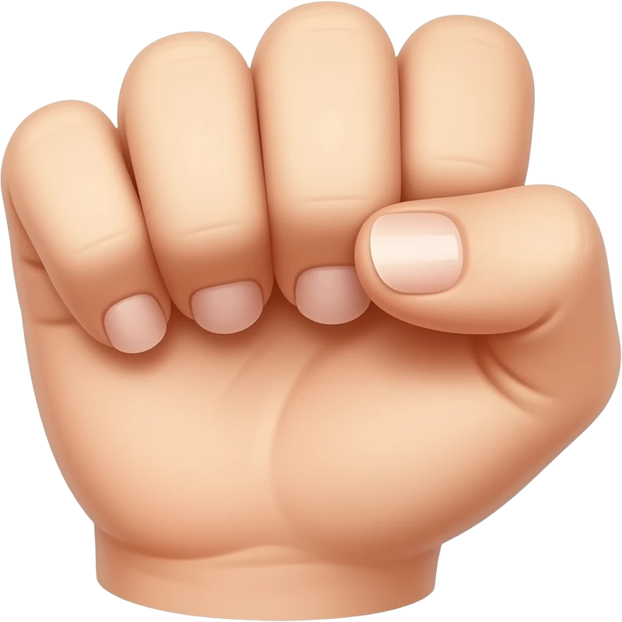 Clock it fingers together with long nails emoji