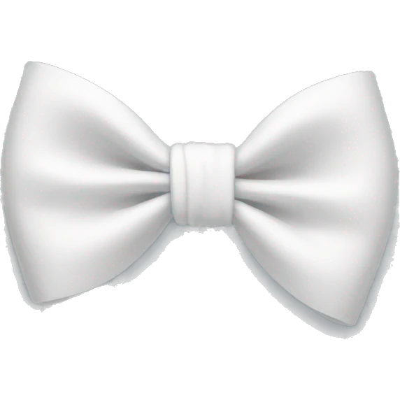 White bow emoji