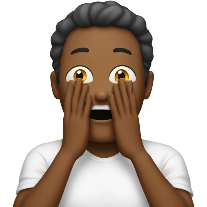 Emojis with hands in its mouth  emoji