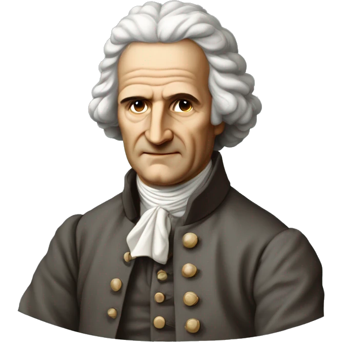 Jean-Jacques Rousseau, Genevan philosopher emoji