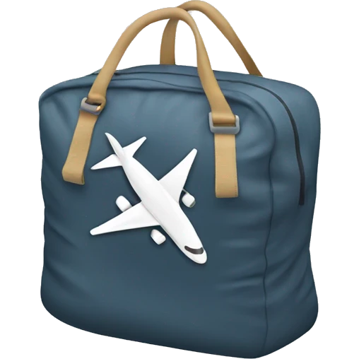 Airplane seasickness bag emoji
