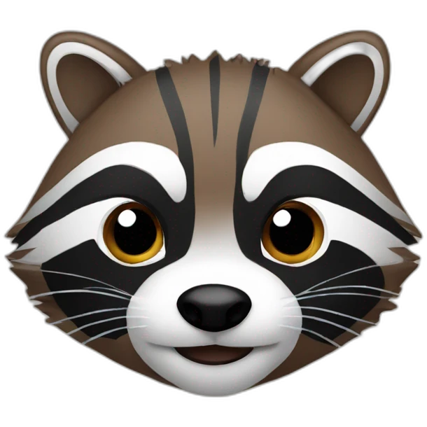 Brown Raccoon emoji