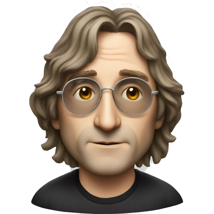 Create a John Lennon emoji emoji