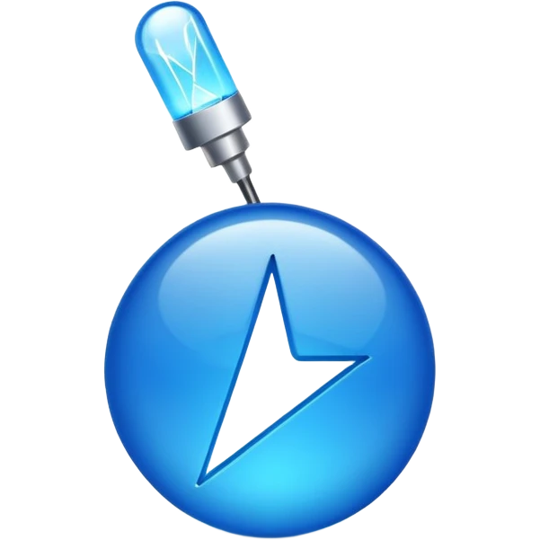 Creame la verificacion celeste chillante como un 100% como la de tiktok emoji