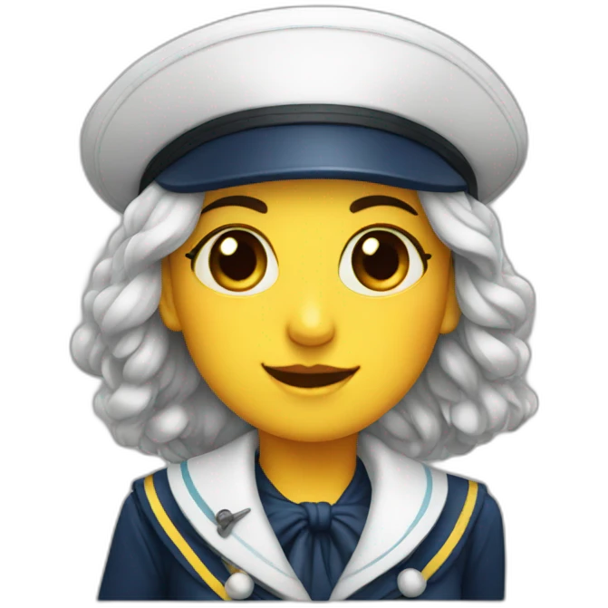 SAILOR WOMAN PARROT emoji