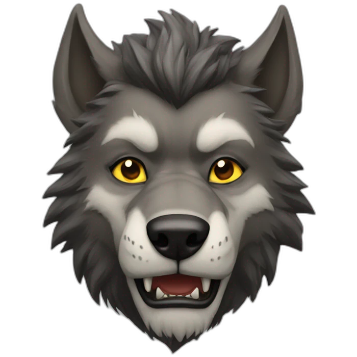 Alpha King werewolf emoji