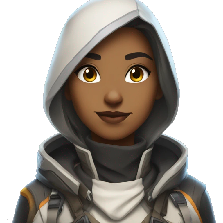 Overwatch's Ana wearing her default look emoji