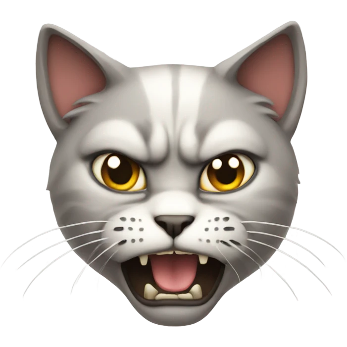 angry cat emoji