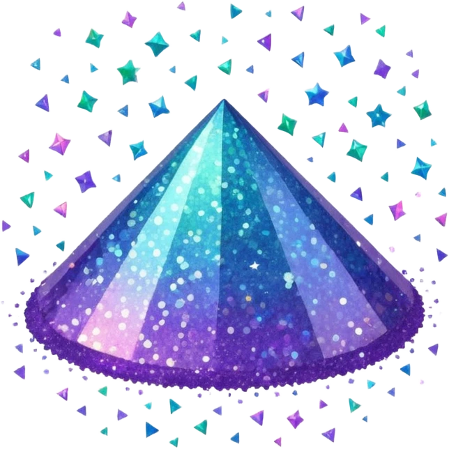 Sparkling glitter emoji