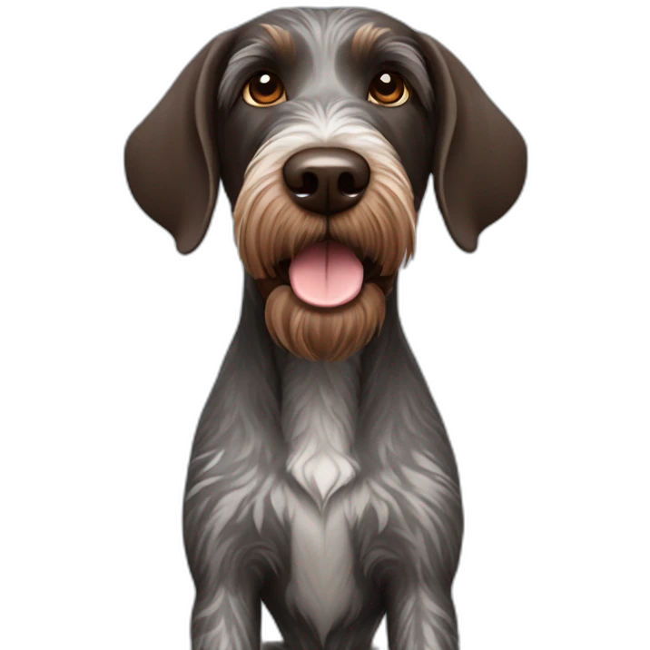 german wirehaired pointer emoji