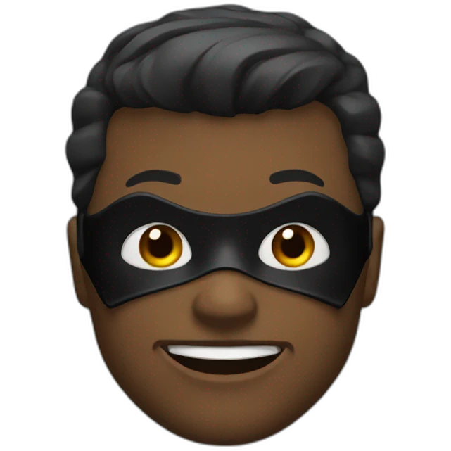 Black batman emoji
