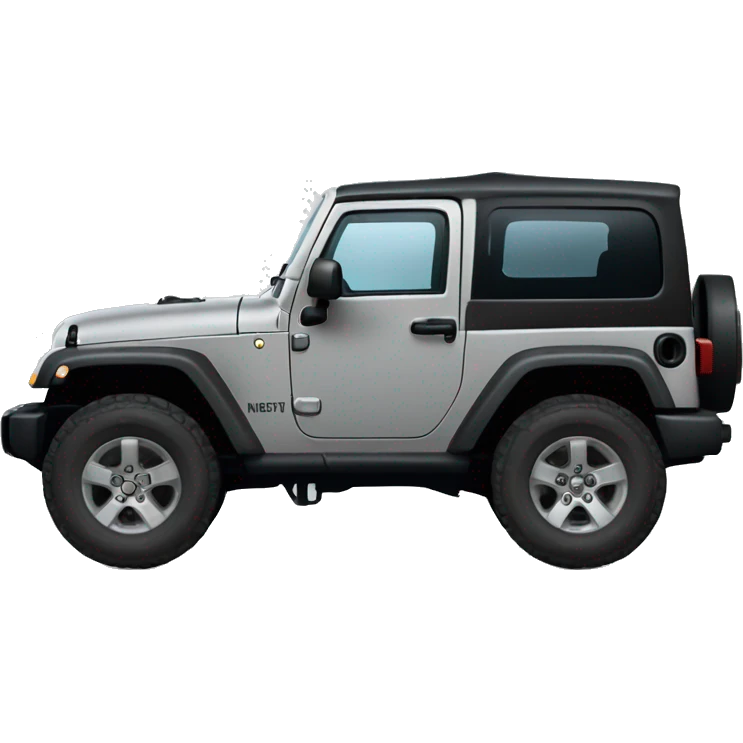 Grey jeep rubicon emoji
