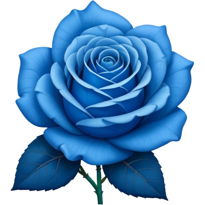 Rosa azul emoji