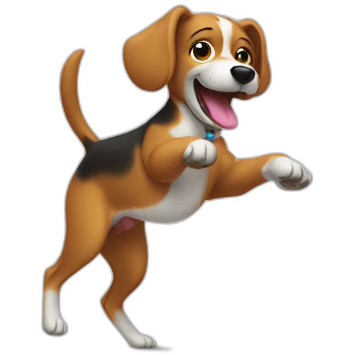 dancing dog emoji