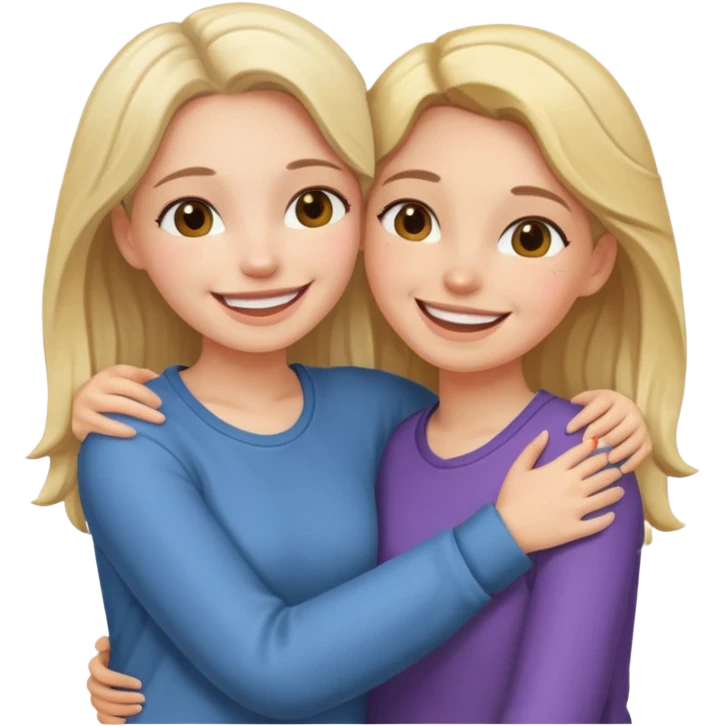 Two girls that are besties  emoji