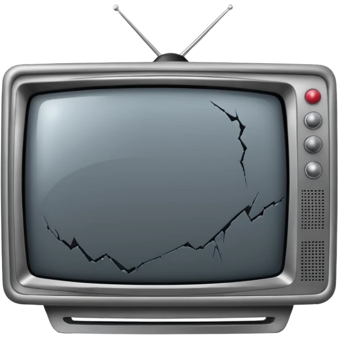 tv with satic on it emoji
