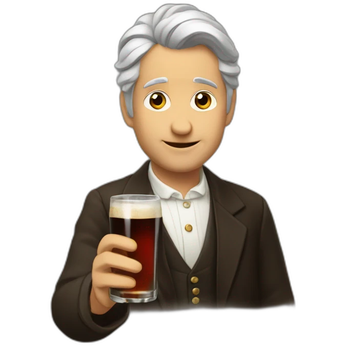 haciendo un fernet con coca emoji