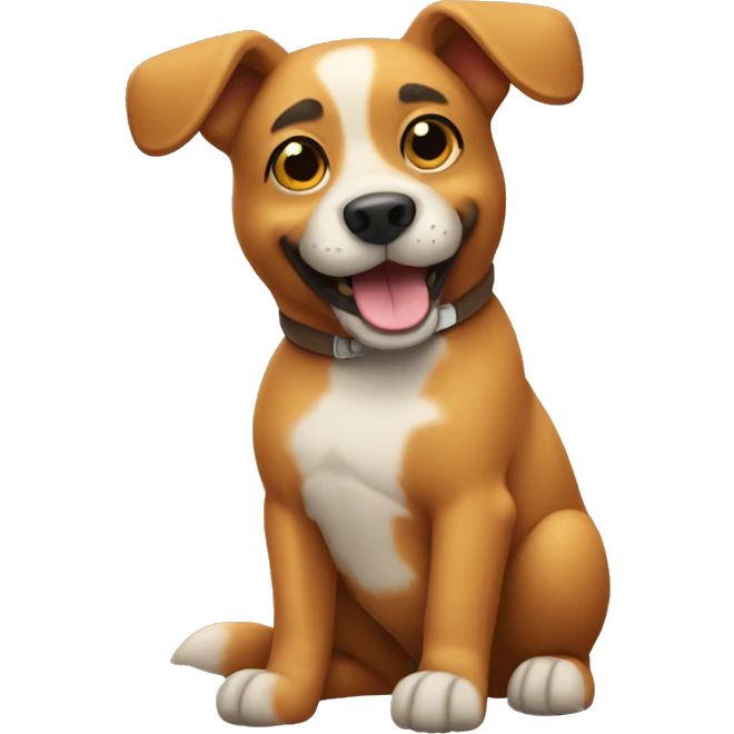 Dog with thumbs up emoji